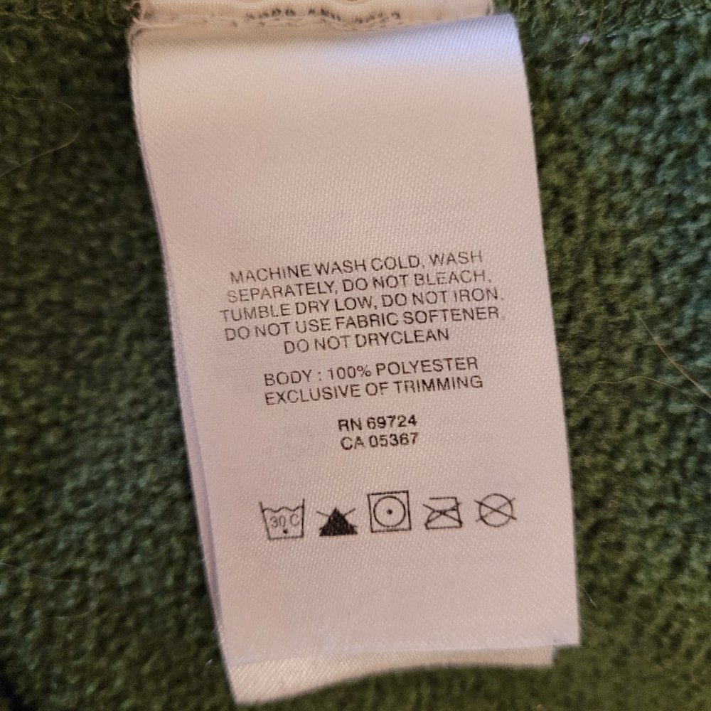 Columbia Men's Half Zip Sweater Top Omni-wick Pullover Long Sleeve Green L - Picture 9 of 12